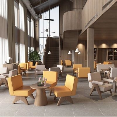 5 stelle Hotel Lobby Arredamento Negoziazione Divano Tavolo E Sedie Set