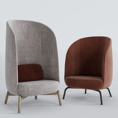 Stoffa + Legno Poltrona Easy Nest Hotel Arredamento interni