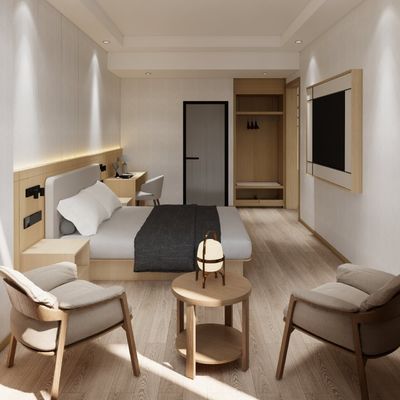 Arredamento per camere da letto per hotel di alta qualità di pelle artificiale