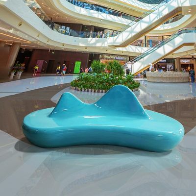 Salone commerciale personalizzato Divano pubblico Poltrona Impegno Progetti in fibra di vetro