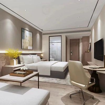 5 stelle Design minimalista Hotel progetto camera da letto mobili in legno massello set