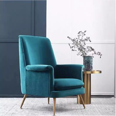Divano Scandinavian Simple Hotel Velvet Singolo Colorato su misura