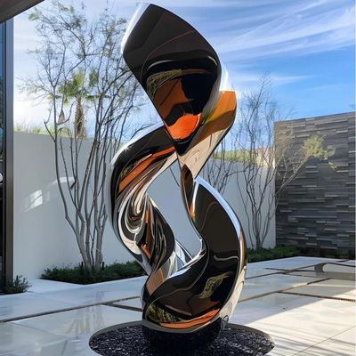 Progetto di sculture d'arte metallica moderna su misura per alberghi